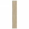 vidaXL Schuhschrank Sonoma-Eiche 60x21x125,5 cm Holzwerkstoff