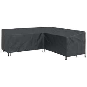 vidaXL M&ouml;belbezug Schwarz 220 x 220 x 80 cm 600D Oxford Stoff