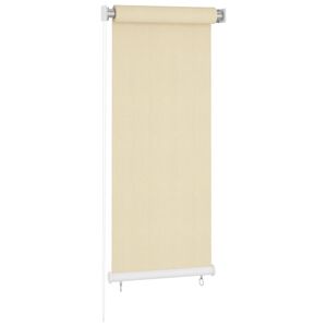 vidaXL Au&szlig;enrollo Creme 60x140 cm HDPE
