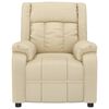 vidaXL Relaxsessel Creme Stoff