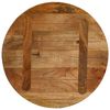 vidaXL Tischplatte &Oslash; 60x2,5 cm Rund Massivholz Mango