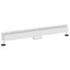 vidaXL Wandmontierter Duschablauf Silber 100 cm Edelstahl 304