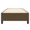 vidaXL Boxspringbettgestell Dunkelbraun 90x200 cm Stoff