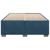 vidaXL Bettgestell Blau 140x190 cm Samt