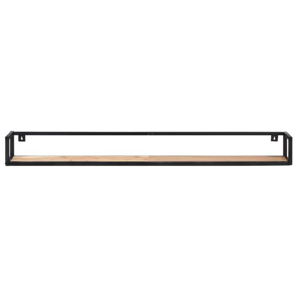 vidaXL Wandregale 2 Stk. 160 cm Massivholz Akazie