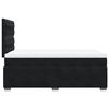 vidaXL Boxspringbett mit Matratze Schwarz 120x190 cm Samt