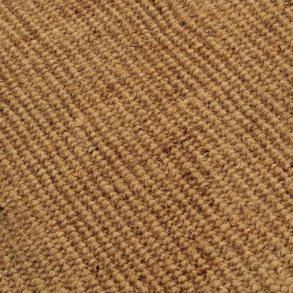 vidaXL Teppichl&auml;ufer mit Fransen 100x200 cm Jute
