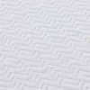 vidaXL Matratze Wei&szlig; und Grau 120 x 200 cm Viscoschaum