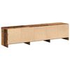 vidaXL TV-Schr&auml;nk mit LED Altholz 165 x 34 x 40 cm Holzwerkstoff