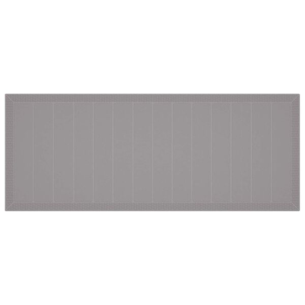 vidaXL Garten Essgruppe 9 pcs Hellgrau Polt Rattan