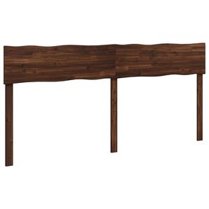 vidaXL Kopfteil mit Live Edge ROSTOCK Dunkelbraun 200 cm