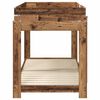 vidaXL Etagenbett f&uuml;r Kinder Altholz 100 x 190 cm Holzwerkstoff