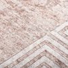 vidaXL Teppich Waschbar Beige 190x300 cm Rutschfest