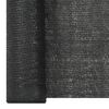 vidaXL Zaunblende Schwarz 1,2x25 m HDPE 150 g/m&sup2;