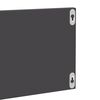 vidaXL Wandregale 4 Stk. Hochglanz-Grau 80x11,5x18 cm Holzwerkstoff