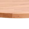 vidaXL Tischplatte &Oslash;90x1,5 cm Rund Massivholz Buche