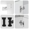vidaXL 11-tlg. K&uuml;chenschrank-Set Lucca Grau Sonoma Holzwerkstoff