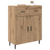 vidaXL Sideboard Artisan-Eiche 69,5 x 34 x 90 cm Holzwerkstoff