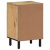 vidaXL Badschrank 38x33x58 cm Massivholz Mango
