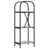 vidaXL B&uuml;cherregal Graues Sonoma 40 x 30 x 109 cm Holzwerkstoff