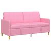 vidaXL Sofa mit Stauraum Rosa 172 x 78 x 87 cm Polyester
