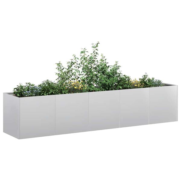 vidaXL Pflanzk&uuml;bel 200x40x40 cm Verzinkter Stahl