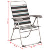 Easy Camp Klappstuhl Spica Grau 58 x 58 x 95,5 cm 420022