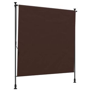 vidaXL Outdoor Rollo Braun 200 x 270 cm