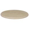 vidaXL Tischplatte Creme &Oslash;50x2,5 cm Marmor