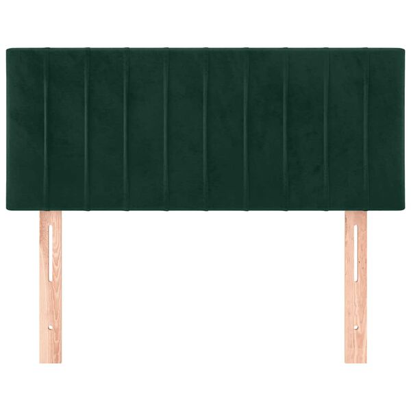 vidaXL Kopfteil Dunkelgr&uuml;n 80x5x78/88 cm Samt