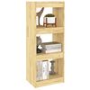 vidaXL B&uuml;cherregal/Raumteiler 40x30x103,5 cm Massivholz Kiefer