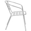 vidaXL Stapelbare Gartenst&uuml;hle 4 Stk. Aluminium