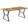 vidaXL Esstisch 180x90x76 cm Altholz Massiv