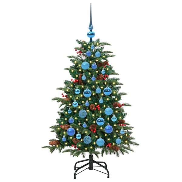 vidaXL K&uuml;nstlicher Weihnachtsbaum mit 150 LEDs mit St&auml;nder Gr&uuml;n 120 cm