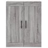 vidaXL Highboard Grau Sonoma 69,5x34x180 cm Holzwerkstoff