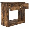 vidaXL Konsolentisch mit Schubladen R&auml;uchereiche 85,5x38,5x74,5 cm