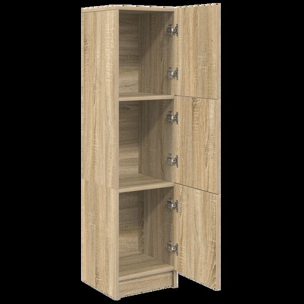 vidaXL Highboard Sonoma-Eiche 31,5 x 32 x 122,5 cm