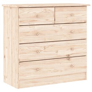 vidaXL Kommode ALTA 77x35x73 cm Massivholz Kiefer