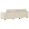 vidaXL Sofa 3-Sitzer Leinen 180 cm