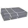 vidaXL 12-tlg. Handtuch-Set Grau Baumwolle