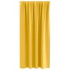vidaXL Verdunkelungs-Vorh&auml;nge mit Ringen 2 pcs Senfgelb 175 x 140 cm