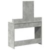 vidaXL Schminktisch mit Speicher Grau 100 x 41 x 140 cm Holzwerkstoff