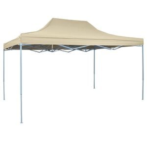 vidaXL Partyzelt 291 x 431 x 315 cm Creme Oxford-Stoff