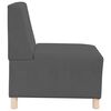 vidaXL | Modulares Armfreies Sofa | Dunkelgrau 55 x 74 x 82 cm Cordstoff
