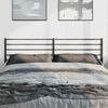 vidaXL Kopfteil Metall Schwarz 180 cm