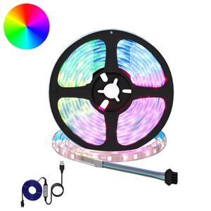 vidaXL LED-Streifen 2 stk. Schwarz und Transparent