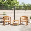 vidaXL Rosenbank Natur 68,5 x 46 x 82,5 cm Massivholz Akazie