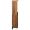 vidaXL Badschrank 38x33x160 cm Massivholz Mango