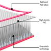 vidaXL Aufblasbare Gymnastikmatte mit Pumpe 800x100x15 cm PVC Rosa