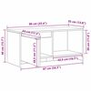 vidaXL TV-Schrankset Altholz 90 x 35 x 40 cm Holzwerkstoff